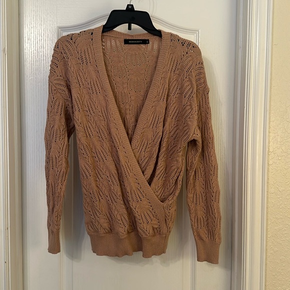Sweaters - Deep V neck wrap sweater size Medium